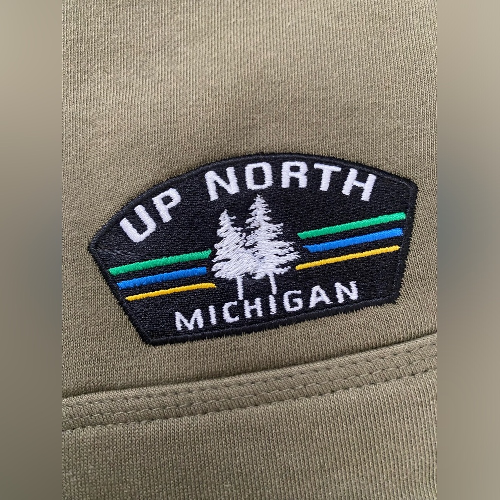 Up North Michigan Quarter Zip Hoodie - Picture 3 of 6